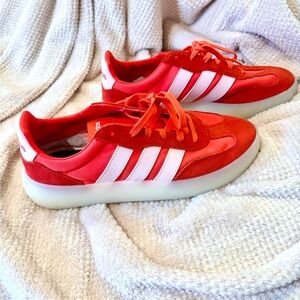 adidas Red and White Women's Sneakers